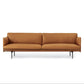 Modern Style Square Armrest Sponge Seat Filled with Leather & Leather Orange Sofa Clearhalo 'furn' 'furn_sofas' 'Furniture' 'furniture_sofas' 'kitchen' 'kitchen_sofas' 'Living Room Furniture' 'Sofa' 'sofas' 1200x1200_c0a55e95-b23e-4d47-af2c-9e8642eae12e