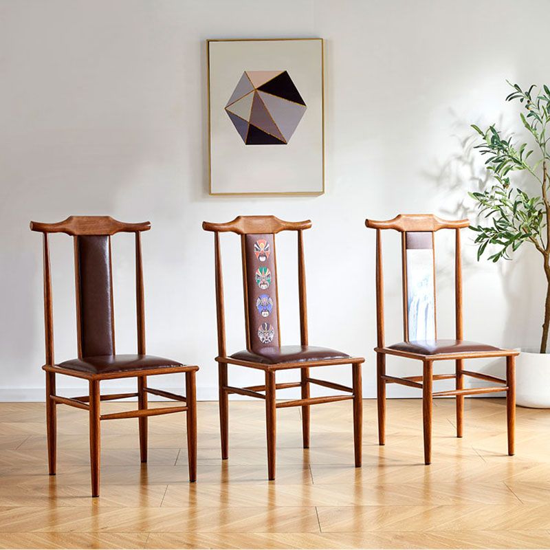 Traditional Style Dining Chair Armless Chairs with Wooden Legs for Kitchen Clearhalo 'Dining Chairs' 'Dining Tables & Seating' 'dining_chair' 'furn' 'furn_dining_chair' 'Furniture' 'furniture_dining_chair' 'Kitchen & Dining Furniture' 1200x1200_c0a66e9f-305d-47df-971a-2e8c8b107f58