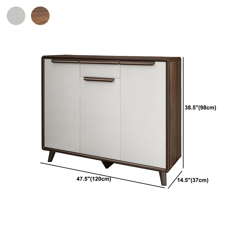 Industriële houten accentkastbar trekt rechte benen kast