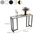 11" Wide Stone Contemporary Console Table Rectangle End Table