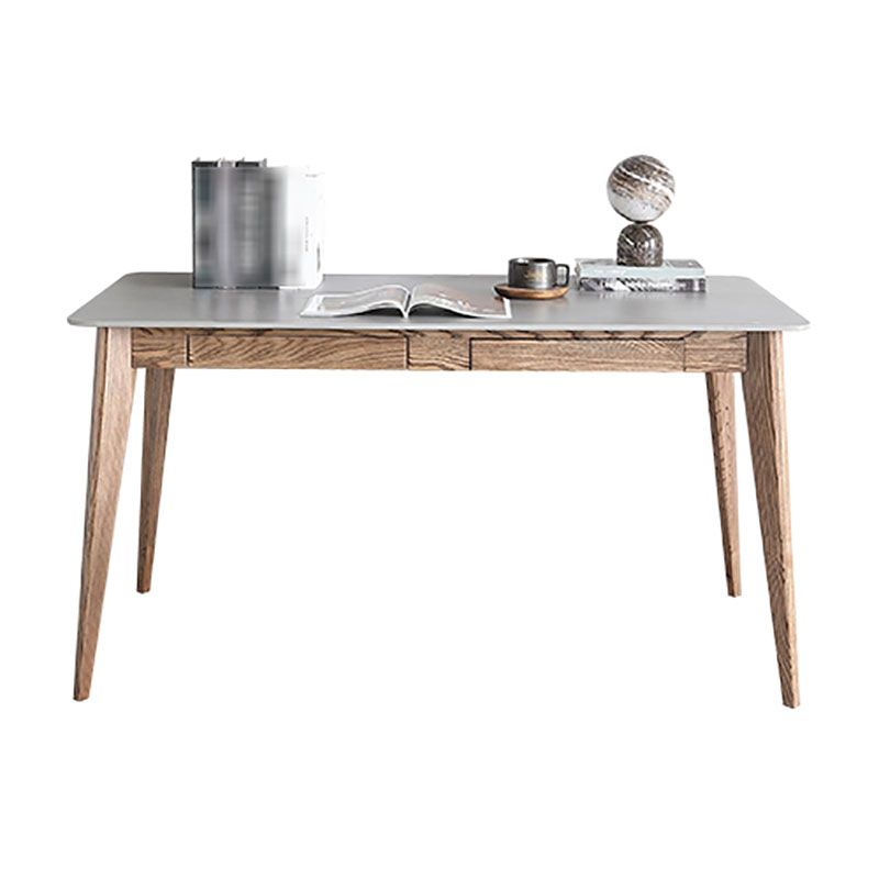 Minimalist 1/4/5/6 Pieces Dining Room Table Rectangular Solid Wood Top Dining Chairs Set Clearhalo 'Dining Room Sets' 'Dining Tables & Seating' 'dining_room_set' 'furn' 'furn_dining_room_set' 'Furniture' 'furniture_dining_room_set' 'Kitchen & Dining Furniture' 'kitchen&dining_furn' 'kitchen' 1200x1200_c0aea4a0-257e-4db0-a460-c863b2105f0e