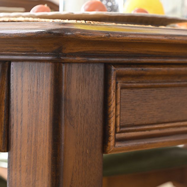 Minimalist Brown Rectangle Table Solid Wood Kitchen Dining Table with 4 Legs Clearhalo ' dining_table' 'Dining Tables & Seating' 'Dining Tables' 'furn' 'furn_dining_table' 'Furniture' 'furniture_dining_table' 'Kitchen & Dining Furniture' 'kitchen&dining_furn' 'kitchen' 'kitchen_dining_table' 1200x1200_c0b1a77f-e010-4afd-a666-e14fe0d6f37b