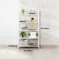 Modern Style Metal Bookshelf Vertical Open Shelf Bookcase for Home Clearhalo 'Bookcases' 'furn' 'furn_bookcases' 'Furniture' 'furniture_bookcases' 'kitchen' 'kitchen_bookcases' 'Living Room Furniture' 'Office Furniture' 1200x1200_c0b298b7-492a-4dca-ae7c-1550717452e2