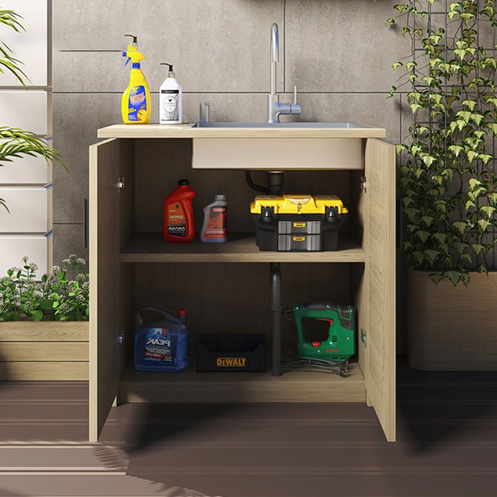 Gabinete de metal contemporáneo 31.49 "Gabinete de acento de altura con puerta