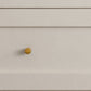 Glam Solid Wood Storage Chest Home Chest in White with Drawers
