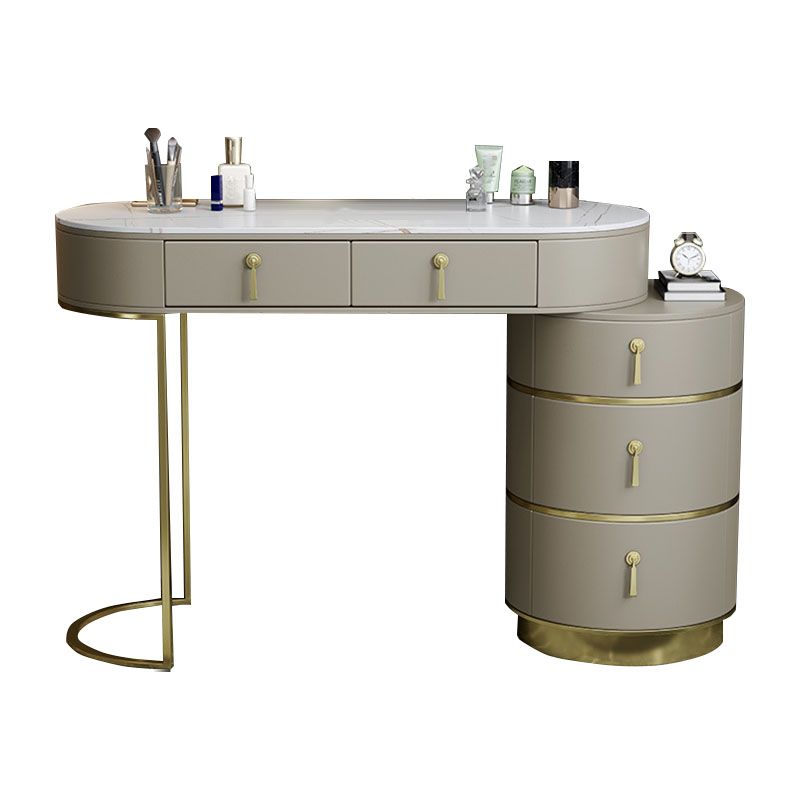 Contemporary Dressing Table Stool Set Slate Top Vanity Dressing Table Clearhalo 'Bedroom Furniture' 'furn' 'furn_makeup_vanities' 'Furniture' 'Makeup Vanities' 'makeup_vanities' 1200x1200_c0b57f9e-04f9-4937-a422-95d31cf2a077