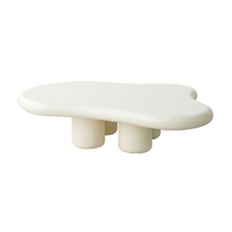 11"H Contemporary Coffee Table 4 Legs Single Coffee Cocktail Table Clearhalo 'Coffee & Accent Tables' 'Coffee Tables' 'coffee_tables' 'furn' 'furn_coffee_tables' 'Furniture' 'Living Room Furniture' 1200x1200_c0b678b0-6fa3-4823-a017-2612277e7b79