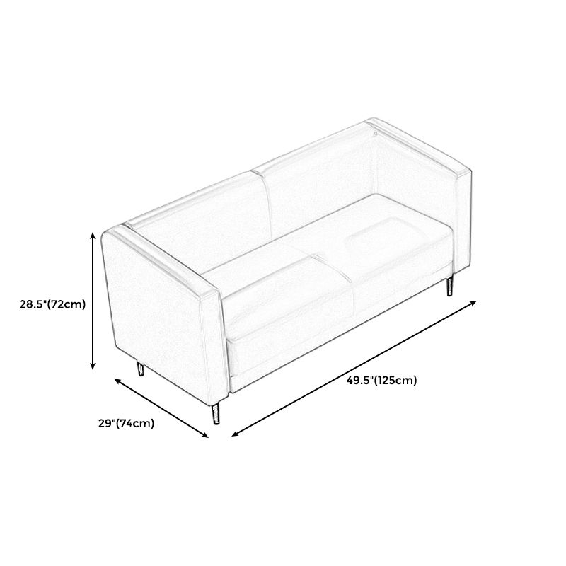 High Wear Resistance Tuxedo Arm Sofa High Tear Resistance Contemporary Sofa for Bonus Room Clearhalo 'furn' 'furn_sofas' 'Furniture' 'furniture_sofas' 'kitchen' 'kitchen_sofas' 'Living Room Furniture' 'Sofa' 'sofas' 1200x1200_c0b9f714-aa6c-41db-a21f-f42c2aaa6194