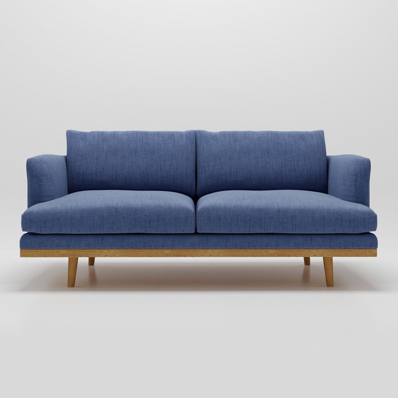 Living Room Cotton 2-seater Sofa Square Arm Standard Seating Clearhalo 'furn' 'furn_sofas' 'Furniture' 'furniture_sofas' 'Living Room Furniture' 'Sofa' 'sofas' 1200x1200_c0ba1398-bf7c-4827-a44c-076b85a59fa5