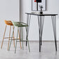 Contemporary Metal Bar Stool Bucket Counter Bar Stool with Metal Legs Clearhalo 'Bar Furniture' 'Bar Stools' 'bar_stools' 'furn' 'furn_bar_stools' 'Furniture' 'furniture_bar_stools' 'Kitchen & Dining Furniture' 1200x1200_c0baaf46-f675-4970-a6e1-3bd3a8cb82ef
