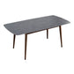 Contemporary Style Home Sintered Stone Dining Table Rectangle Shape Table with 4 Legs Base Clearhalo ' dining_table' 'Dining Tables & Seating' 'Dining Tables' 'furn' 'furn_dining_table' 'Furniture' 'furniture_dining_table' 'Kitchen & Dining Furniture' 'kitchen&dining_furn' 'kitchen' 'kitchen_dining_table' 1200x1200_c0be0eac-ff1f-408f-875c-77a88d139405