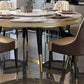 Contemporary Style Round Table Set 1/4/5/6/7/9 Pieces Dining Set for Home