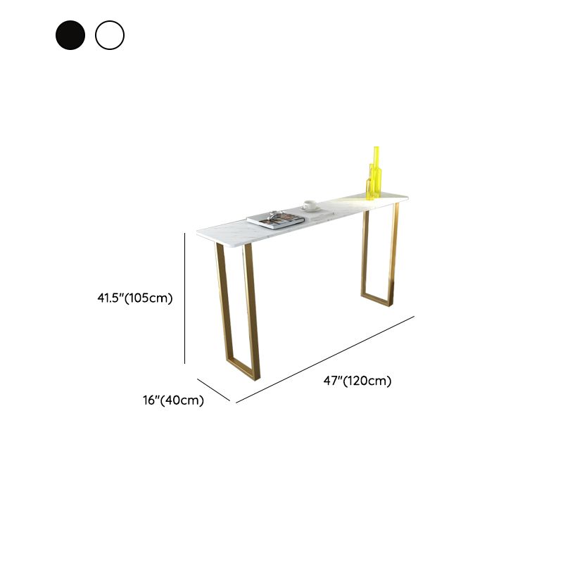 Faux Marble Table Modern Style Bistro Bar Table for Living Room Clearhalo 'Bar Furniture' 'Bar Tables' 'bar_tables' 'furn' 'furn_bar_tables' 'Furniture' 'Kitchen & Dining Furniture' 1200x1200_c0c14c4c-11be-4aa8-aa94-d122fb60ee69