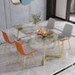 Rectangle Stone Dining Room Table Traditional Luxury Dinner Room Kitchen Table Clearhalo 'Dining Tables & Seating' 'Dining Tables' 'dining_table' 'furn' 'furn_dining_table' 'Furniture' 'furniture_dining_table' 'Kitchen & Dining Furniture' 'kitchen' 'kitchen_dining_table' 1200x1200_c0c19aa7-f512-4abe-97ee-b606545a49ae