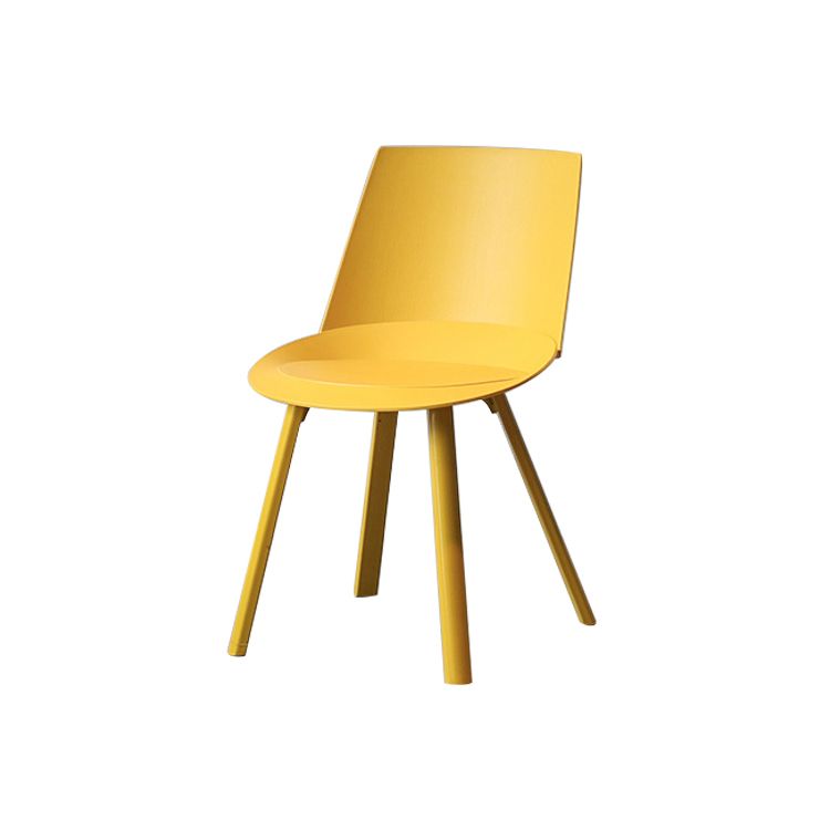 Scandinavian Study Room Plastic Side Chair Matte Finish Solid Back Dining Chair (Set of 2) Clearhalo ' kitchen&dining_furn' 'Dining Chairs' 'Dining Tables & Seating' 'dining_chair' 'furn' 'furn_dining_chair' 'Furniture' 'furniture_dining_chair' 'Kitchen & Dining Furniture' 'kitchen' 1200x1200_c0c1c486-4859-4522-8d2a-2ee38afa44d2