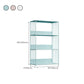 Scandinavian Metal Bookcase Standard Open Back Bookshelf with Shelves Clearhalo 'Bookcases' 'furn' 'furn_bookcases' 'Furniture' 'Office Furniture' 1200x1200_c0c3c38e-0890-4b58-9fec-fce9e6e46b5e