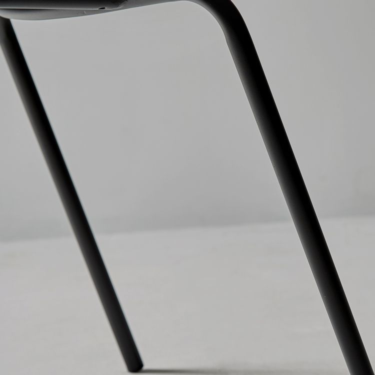 Industrial Metal Dining Room Chair Armless Upholstered Side Leather Chairs for Home Use Clearhalo ' kitchen&dining_furn' 'Dining Chairs' 'Dining Tables & Seating' 'dining_chair' 'furn' 'furn_dining_chair' 'Furniture' 'furniture_dining_chair' 'Kitchen & Dining Furniture' 'kitchen' 1200x1200_c0c40525-a050-46bb-850a-b8e3272398c5