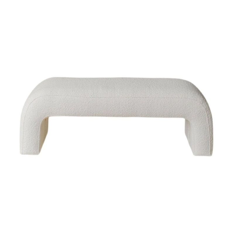 Bedroom Bench Modern Rectangle Seating Bench with Upholstered , 13.65-inch W Clearhalo 'Benches' 'Chairs & Seating' 'furn' 'furn_benches' 'Furniture' 'Living Room Furniture' 1200x1200_c0c732c3-5f50-44cd-8896-5dadb5e4acec