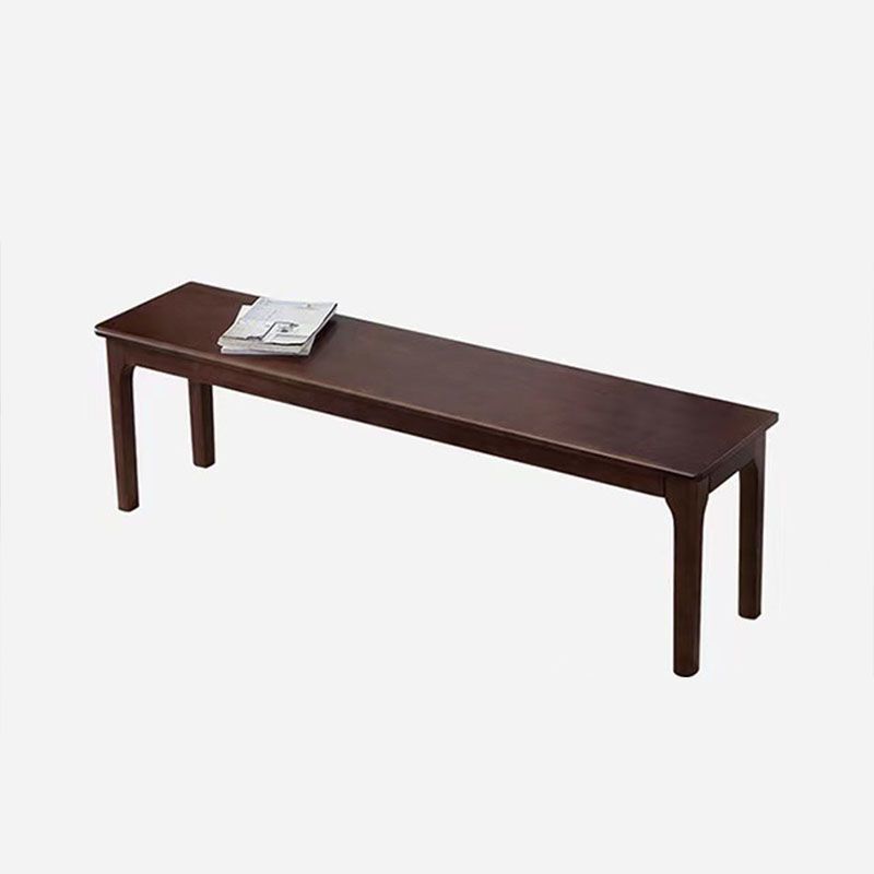 Mid-Century Modern Bedroom Bench 17.7" Height Rectangle Seating Bench with Legs Clearhalo 'Benches' 'Chairs & Seating' 'furn' 'furn_benches' 'Furniture' 'Living Room Furniture' 1200x1200_c0c885ee-9dca-48ae-9136-75b9138d72d2