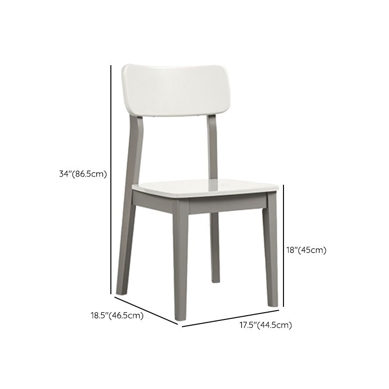 白い長方形のダイナーテーブルセット1/5ピースモダンなダイニングセット