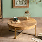 French Country Geometric Coffee or End Table Wood Coffee Table