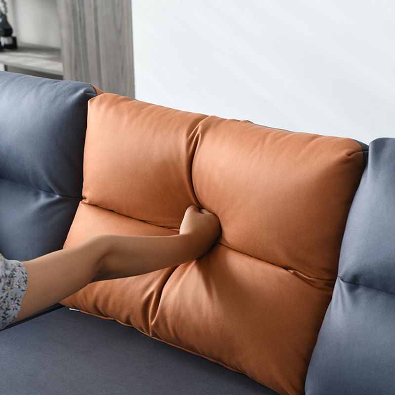 Modern Right Hand Facing Sofa Square Arm Modular Sectional with for Four People Clearhalo 'furn' 'furn_sectionals' 'Furniture' 'furniture_sectionals' 'kitchen' 'kitchen_sectionals' 'Living Room Furniture' 'Sectionals' 1200x1200_c0cab1b6-72b1-441e-b180-c31b25e96a68