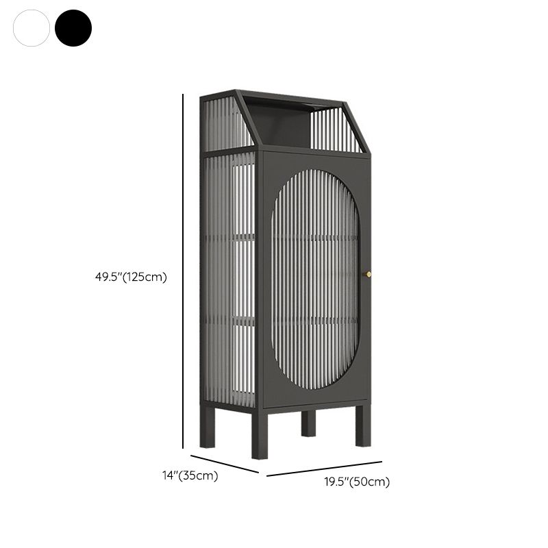 Moderno moderno mobile standard in metallo porte in vetro mobile per soggiorno