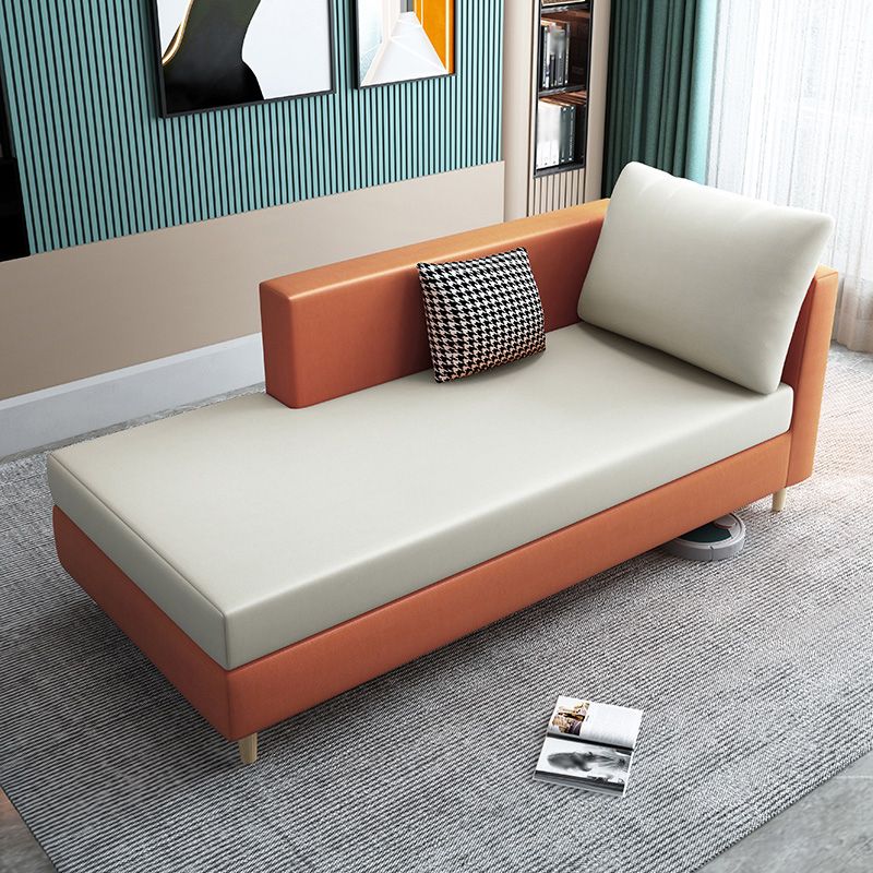 Nordic Recessed Arms Chaise Lounge with Cushioned for Bedroom and Living Room Clearhalo 'Chairs & Seating' 'Chaise Lounge' 'chaise_lounge' 'furn' 'furn_chaise_lounge' 'Furniture' 'Living Room Furniture' 1200x1200_c0d0c7ce-8d1f-49b9-9a03-69a1b09189cc