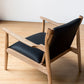 Arms Included Chair Basic Wooden Four Leg  and Square Arm Chair