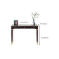Mid-Century Modern Wood Console Table Rectangle Black Console Sofa Table for Hall