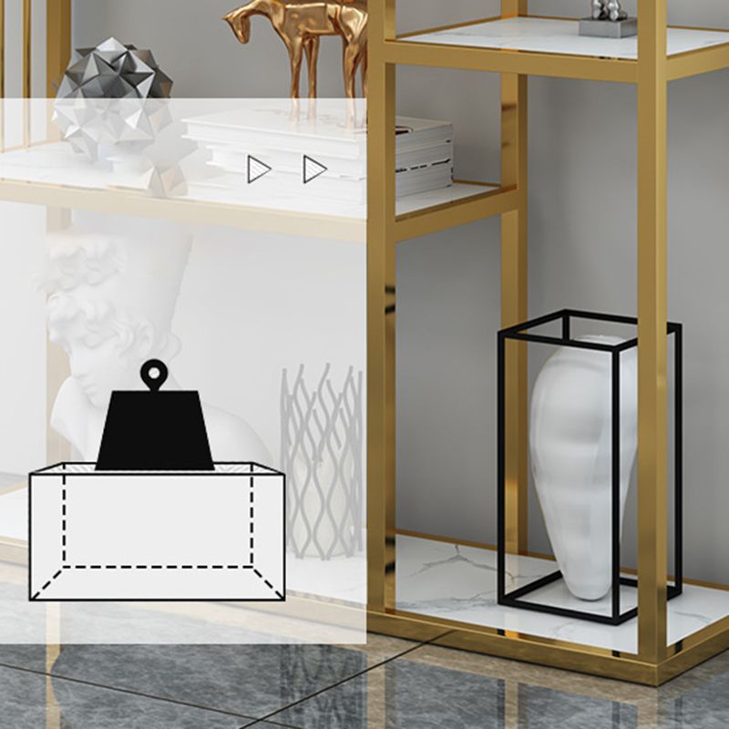 Open Metal and Wood Book Shelf Etagere Shelf Bookcase for Office Clearhalo 'Bookcases' 'furn' 'furn_bookcases' 'Furniture' 'Office Furniture' 1200x1200_c0d257ca-4851-4916-8219-5bb9db7c676c