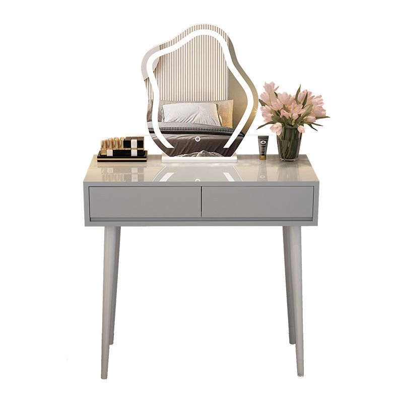 Removable Makeup Counter Wooden Vanity Dressing Table with Drawer