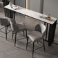 Industrial Style Stone Top Bar Table Steel Pedestal Bistro Table Clearhalo 'Bar Furniture' 'Bar Tables' 'bar_tables' 'furn' 'furn_bar_tables' 'Furniture' 'Kitchen & Dining Furniture' 1200x1200_c0d7234d-b0d7-4fdd-9b0d-f954fefa2083