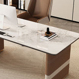 Rectangle fritté de bureau de bureau de bureau glamour glamour