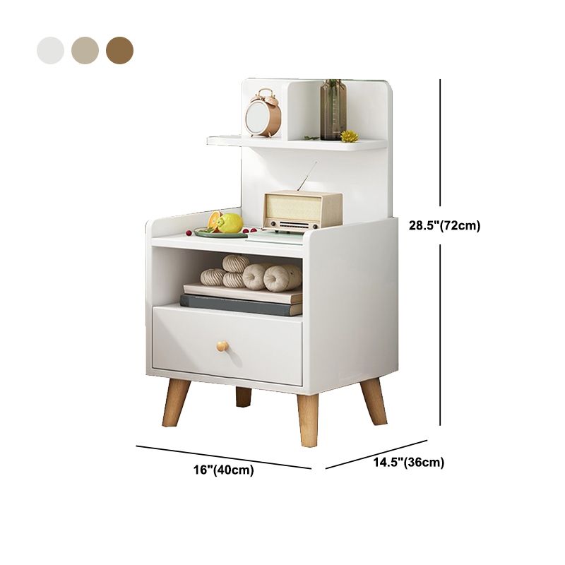 Open Storage Modern Night Table Drawer Storage Imitation Wood Nightstand Clearhalo 'Bedroom Furniture' 'furn' 'furn_night_stand' 'Furniture' 'night_stand' 'Nightstands' 1200x1200_c0d8ac16-fd29-43cb-ab99-c17071622301