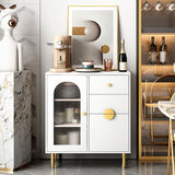 Contemporary Buffet Sideboard Stone Buffet Stand with Cabinet and Drawers Clearhalo 'buffet_sideboard' 'Buffets & Sideboards' 'furn' 'furn_buffet_sideboard' 'Furniture' 'Kitchen & Dining Furniture' 1200x1200_c0daca84-094a-4b91-afda-5228bec4c14f