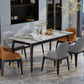 Nordic 1/4/5/7 Pieces Dining Set Rectangle Stone Dining Table for Dining Room Clearhalo 'Dining Room Sets' 'Dining Tables & Seating' 'dining_room_set' 'furn' 'furn_dining_room_set' 'Furniture' 'Kitchen & Dining Furniture' 1200x1200_c0db2295-62e9-400a-a57a-f84ad76c3b3d