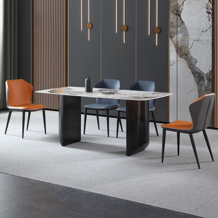 Contemporary 1/3/4/5/7 Pieces Dining Set Rectangle Dining Room Table Set Clearhalo 'Dining Room Sets' 'Dining Tables & Seating' 'dining_room_set' 'furn' 'furn_dining_room_set' 'Furniture' 'furniture_dining_room_set' 'Kitchen & Dining Furniture' 'kitchen&dining_furn' 'kitchen' 1200x1200_c0deeb04-39a8-4704-8adf-5c5b934cd1b9