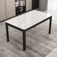 Modern Black in Glass Counter Table Rectangle Dining Table for Kitchen Clearhalo 'Dining Tables & Seating' 'Dining Tables' 'dining_table' 'furn' 'furn_dining_table' 'Furniture' 'Kitchen & Dining Furniture' 1200x1200_c0df8b9b-4287-40e6-a1a0-b5e5924b600f