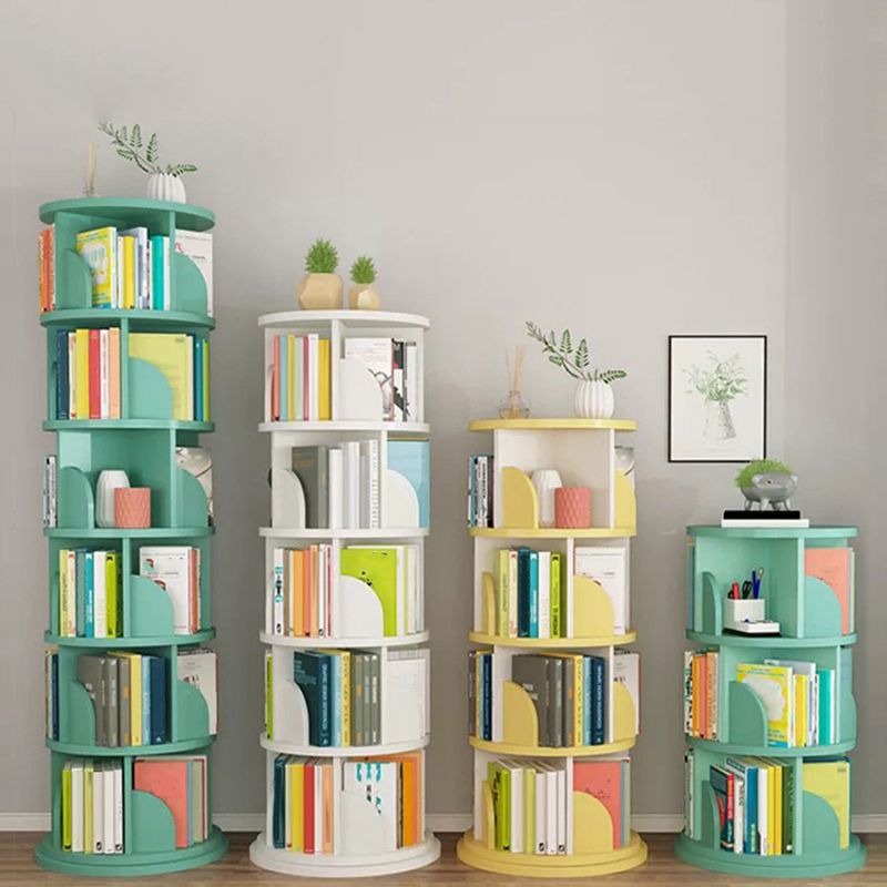 Roteerbare boekenkast hedendaagse stijl boekenplank voor huiskantoorstudieruimte