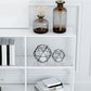 Modern Bookcase Metal Open Back Etagere Bookshelf for Home Office