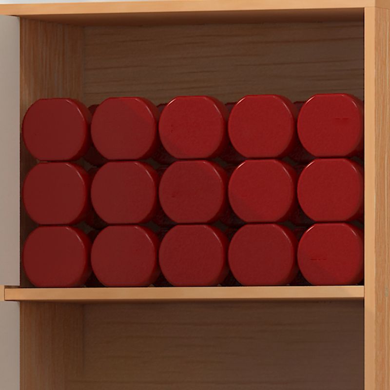 Zeitgenössisches Rechteck hergestellt Holz und Knöpfe mit Türen Brust