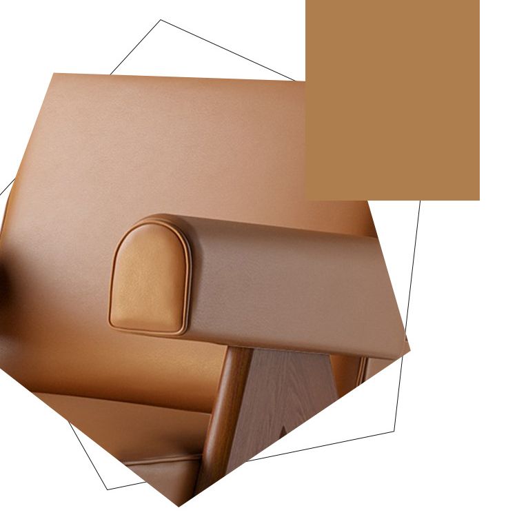 Mid-century Modern Arm Chair Solid Color Fixed Back Armchair Clearhalo 'Accent Chairs' 'accent_chairs' 'Chairs & Seating' 'furn' 'furn_accent_chairs' 'Furniture' 'Living Room Furniture' 1200x1200_c0e43e42-f747-4250-acec-6936a436f1f6