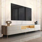 Luxurious Stone TV Console Consola 4 cajones Consola de TV con estante