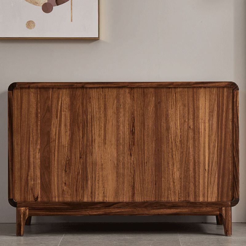 Mid-Century Modern Chest with Drawers and Straight Legs in Solid Wood Clearhalo 'Cabinets & Chests' 'cabinets_chests' 'furn' 'furn_cabinets_chests' 'Furniture' 'Living Room Furniture' 1200x1200_c0ea03bb-cfb3-4709-8b49-07bb51b9e85d