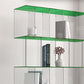 Scandinavian Standard Bookshelf Acrylic Open Back Bookcase with Shelves