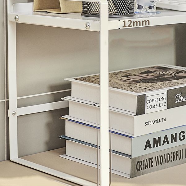 Estantería moderna de metal, estantería geométrica para cualquier habitación, 8.5 "W