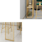 Modern Style Bar-height Table Gold Base Bar Table for Kitchen Clearhalo 'Bar Furniture' 'Bar Tables' 'bar_tables' 'furn' 'furn_bar_tables' 'Furniture' 'Kitchen & Dining Furniture' 1200x1200_c0ec9872-2b19-4b6c-9ac2-df7b32737f7b