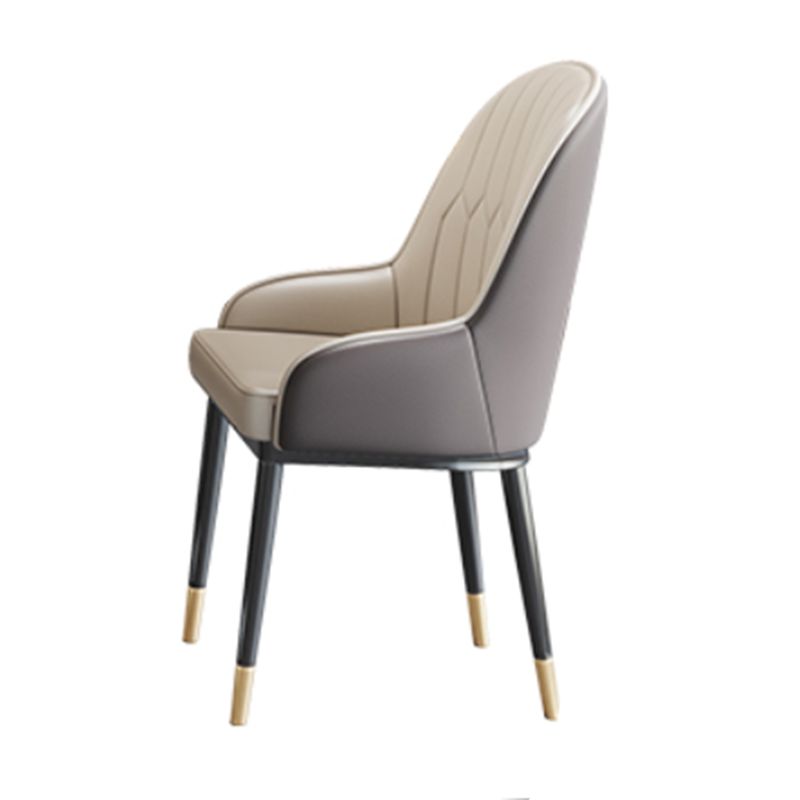 Modern Dining Set 1/5/7 Pcs Round Marble Dining Table and Upholstered Chairs Clearhalo 'Dining Room Sets' 'Dining Tables & Seating' 'dining_room_set' 'furn' 'furn_dining_room_set' 'Furniture' 'Kitchen & Dining Furniture' 1200x1200_c0ed1dd8-f333-4580-8c1a-e3afdf417dff