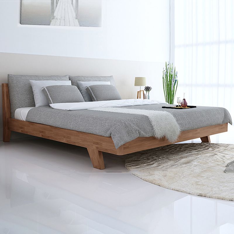 Contemporary Wood Panel Standard Bed with Rectangular Headboard Clearhalo 'Bedroom Furniture' 'Beds' 'furn' 'furn_beds' 'Furniture' 1200x1200_c0ee8bcc-9e9a-4968-af2e-f008caeebadb